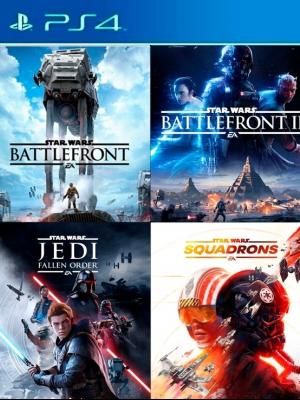 4 JUEGOS EN 1 STAR WARS COLLECTION PS4